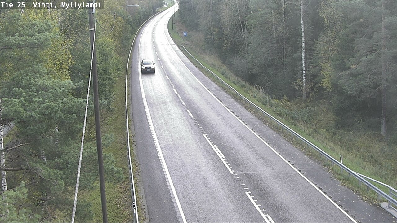 Weather Camera Image Road 25 Lohja Myllylampi, Lohja, Uusimaa