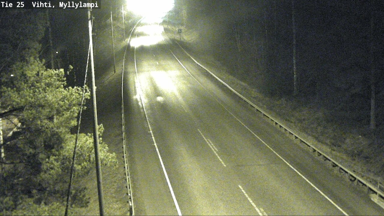 Weather Camera Image Road 25 Lohja Myllylampi, Lohja, Uusimaa