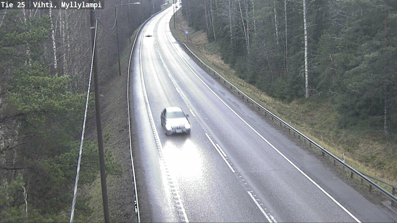Weather Camera Image Road 25 Lohja Myllylampi, Lohja, Uusimaa