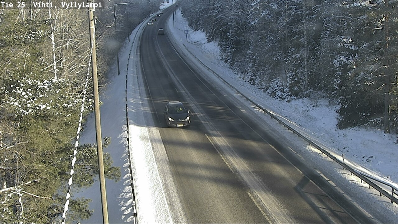 Weather Camera Image Road 25 Lohja Myllylampi, Lohja, Uusimaa