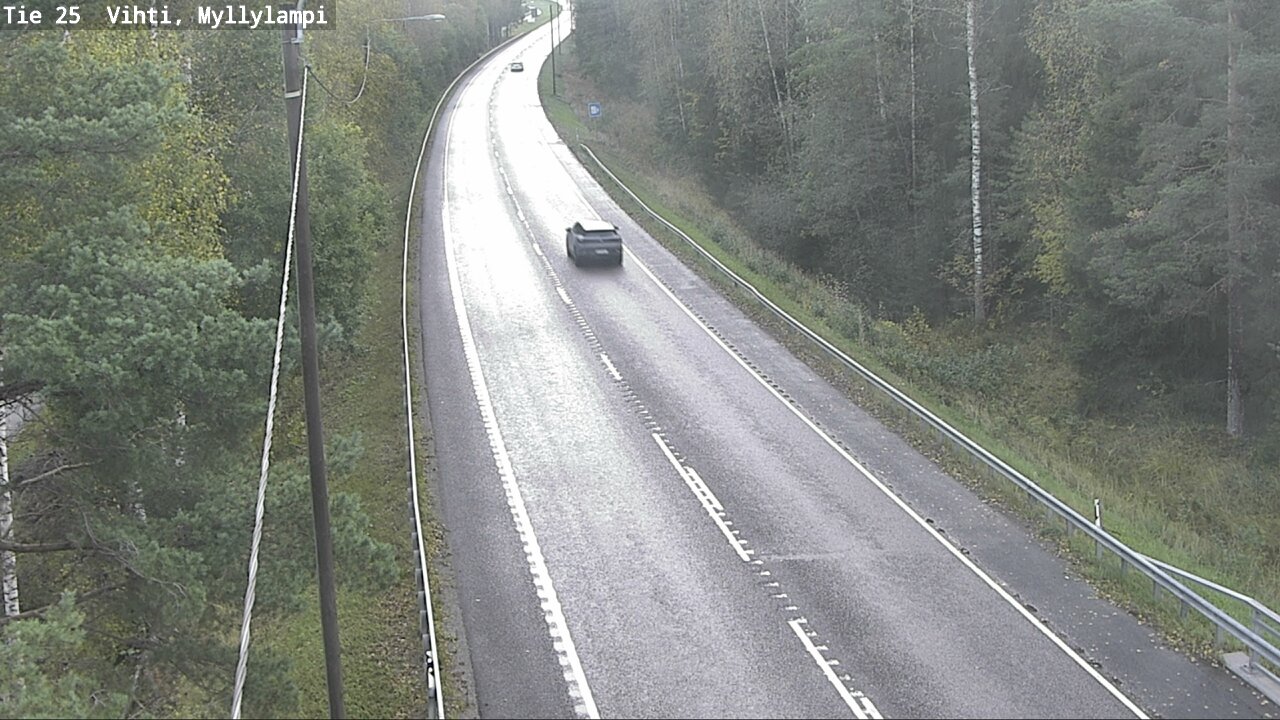 Weather Camera Image Road 25 Lohja Myllylampi, Lohja, Uusimaa