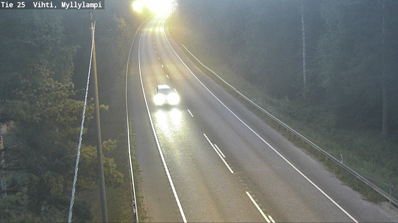 Weather Camera Image Road 25 Lohja Myllylampi, Lohja, Uusimaa