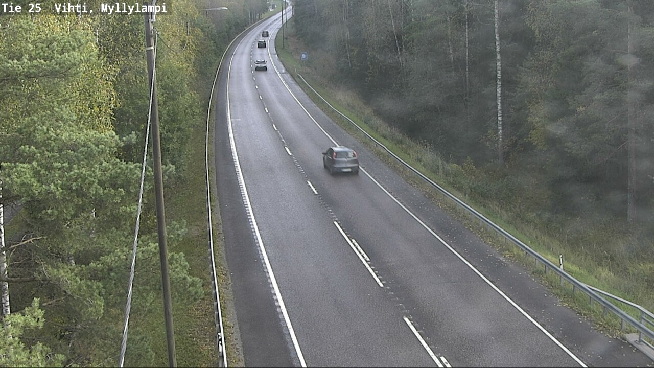 Weather Camera Image Road 25 Lohja Myllylampi, Lohja, Uusimaa