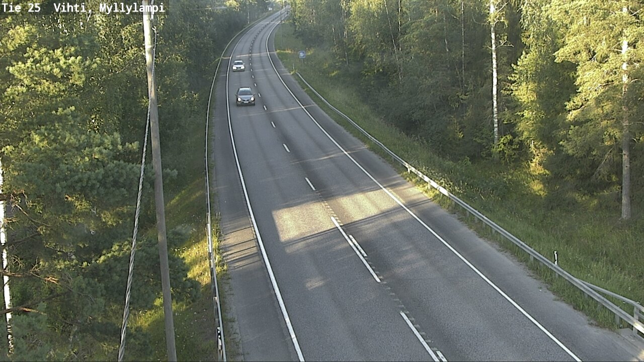 Weather Camera Image Road 25 Lohja Myllylampi, Lohja, Uusimaa