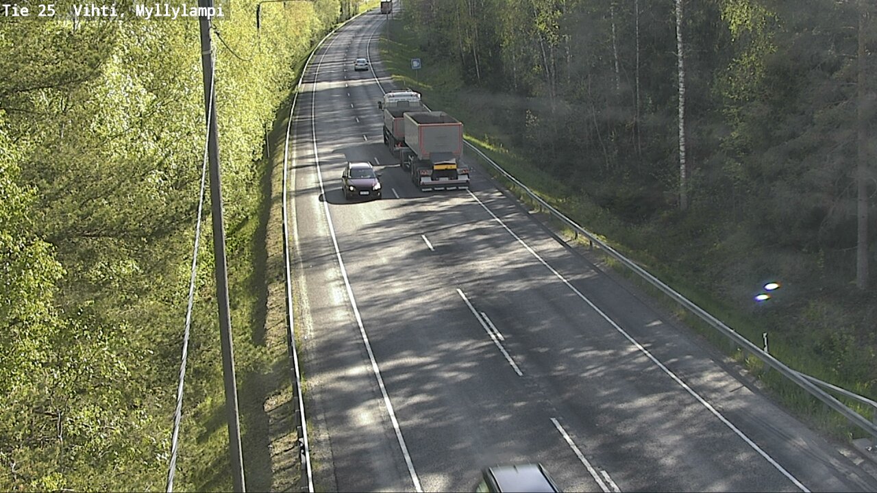 Weather Camera Image Road 25 Lohja Myllylampi, Lohja, Uusimaa