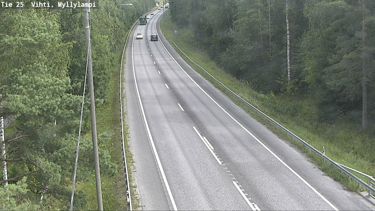 Weather Camera Image Road 25 Lohja Myllylampi, Lohja, Uusimaa