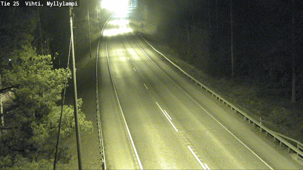 Weather Camera Image Road 25 Lohja Myllylampi, Lohja, Uusimaa