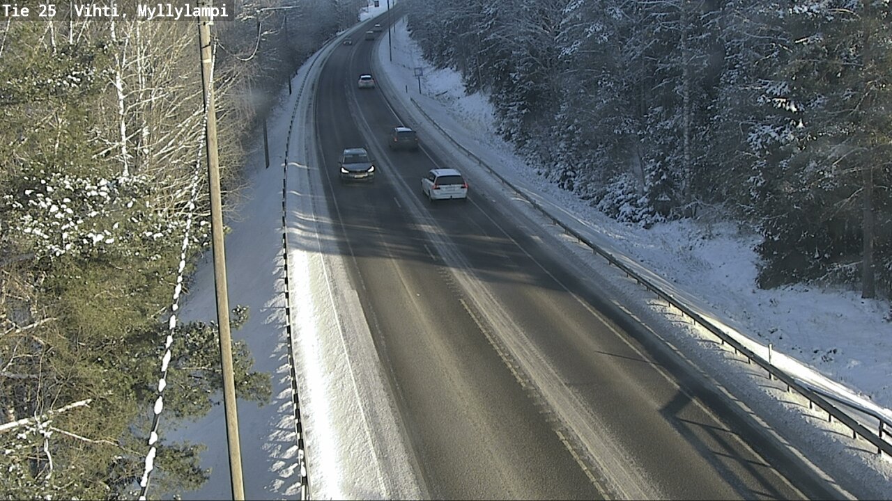 Weather Camera Image Road 25 Lohja Myllylampi, Lohja, Uusimaa