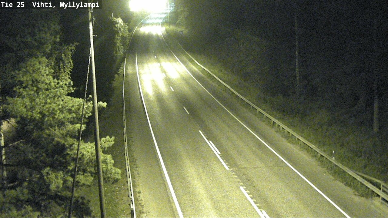 Weather Camera Image Road 25 Lohja Myllylampi, Lohja, Uusimaa