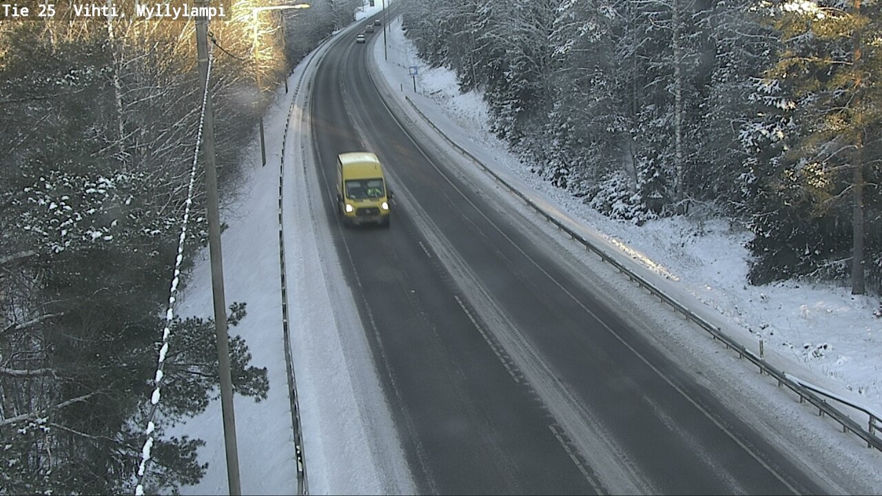 Weather Camera Image Road 25 Lohja Myllylampi, Lohja, Uusimaa