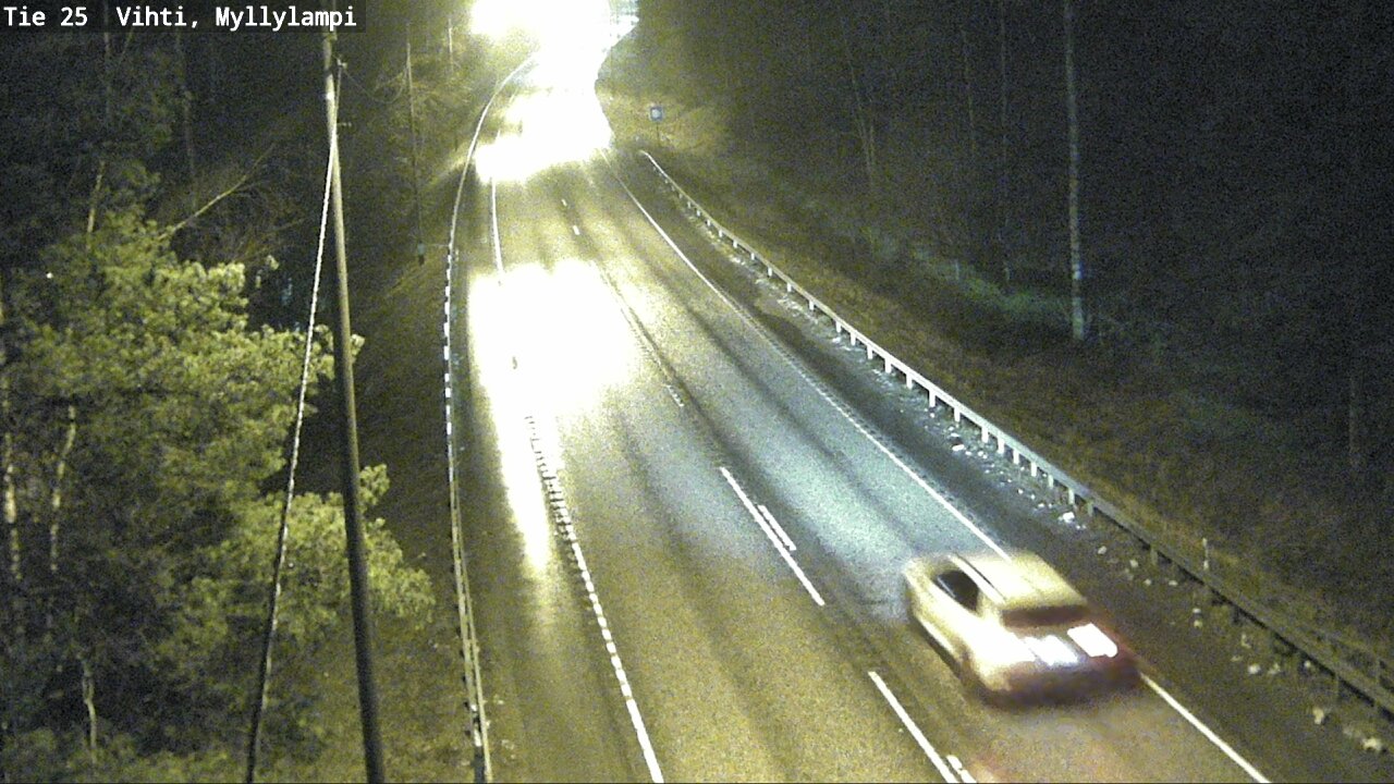 Weather Camera Image Väg 25 Lojo Myllylampi, Lohja, Uusimaa