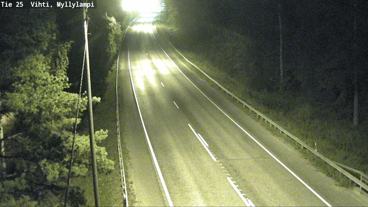 Weather Camera Image Road 25 Lohja Myllylampi, Lohja, Uusimaa