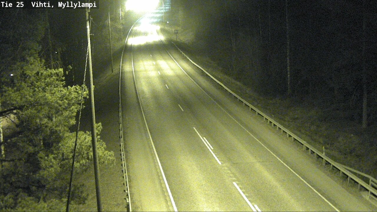 Weather Camera Image Road 25 Lohja Myllylampi, Lohja, Uusimaa