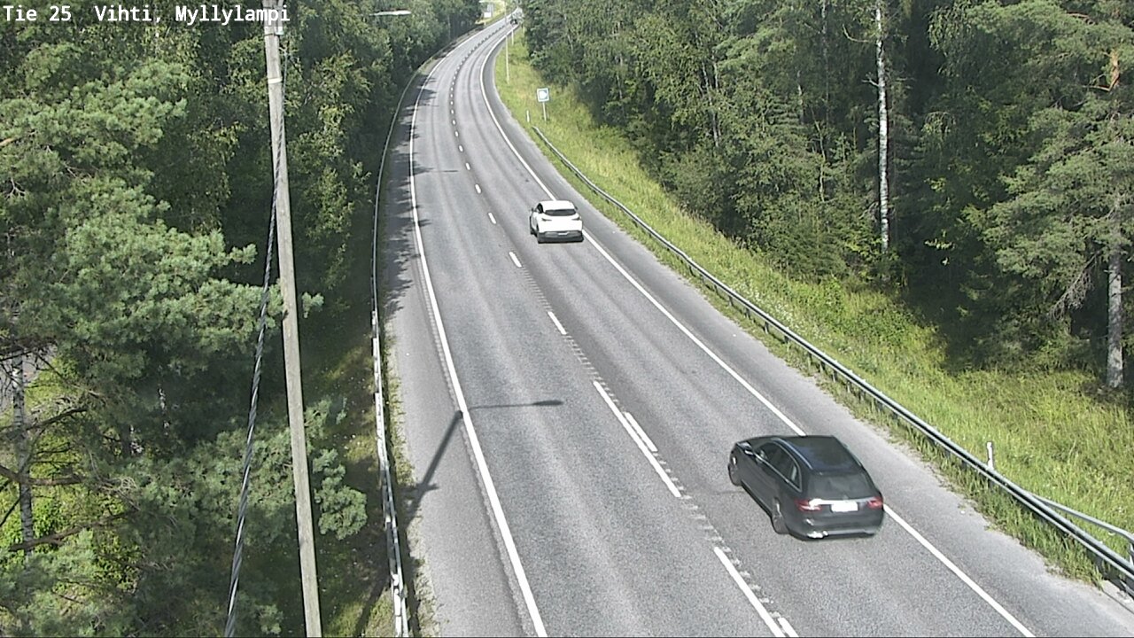 Weather Camera Image Road 25 Lohja Myllylampi, Lohja, Uusimaa