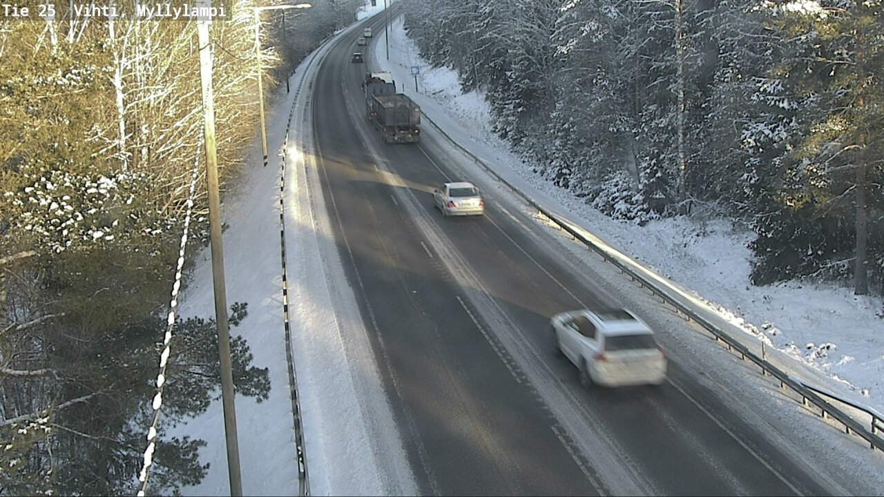 Weather Camera Image Road 25 Lohja Myllylampi, Lohja, Uusimaa