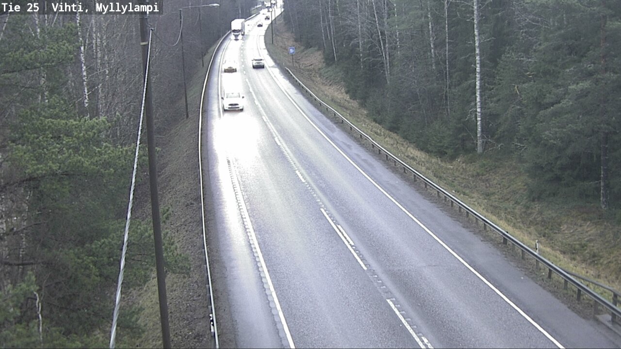 Weather Camera Image Road 25 Lohja Myllylampi, Lohja, Uusimaa