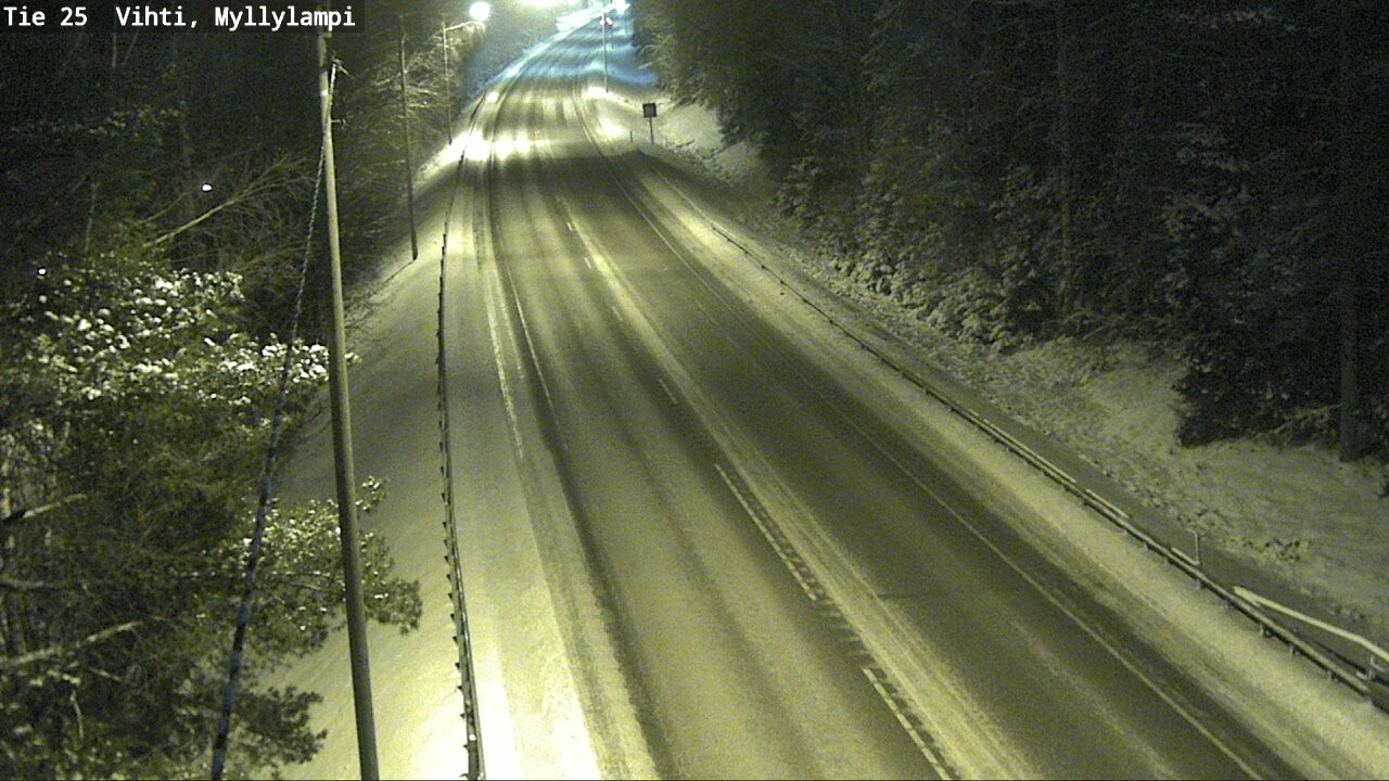 Weather Camera Image Road 25 Lohja Myllylampi, Lohja, Uusimaa