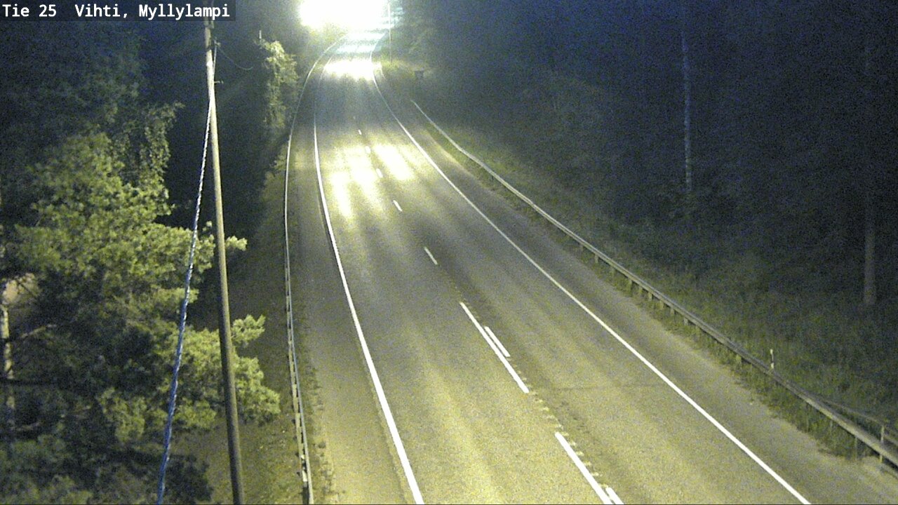Weather Camera Image Road 25 Lohja Myllylampi, Lohja, Uusimaa