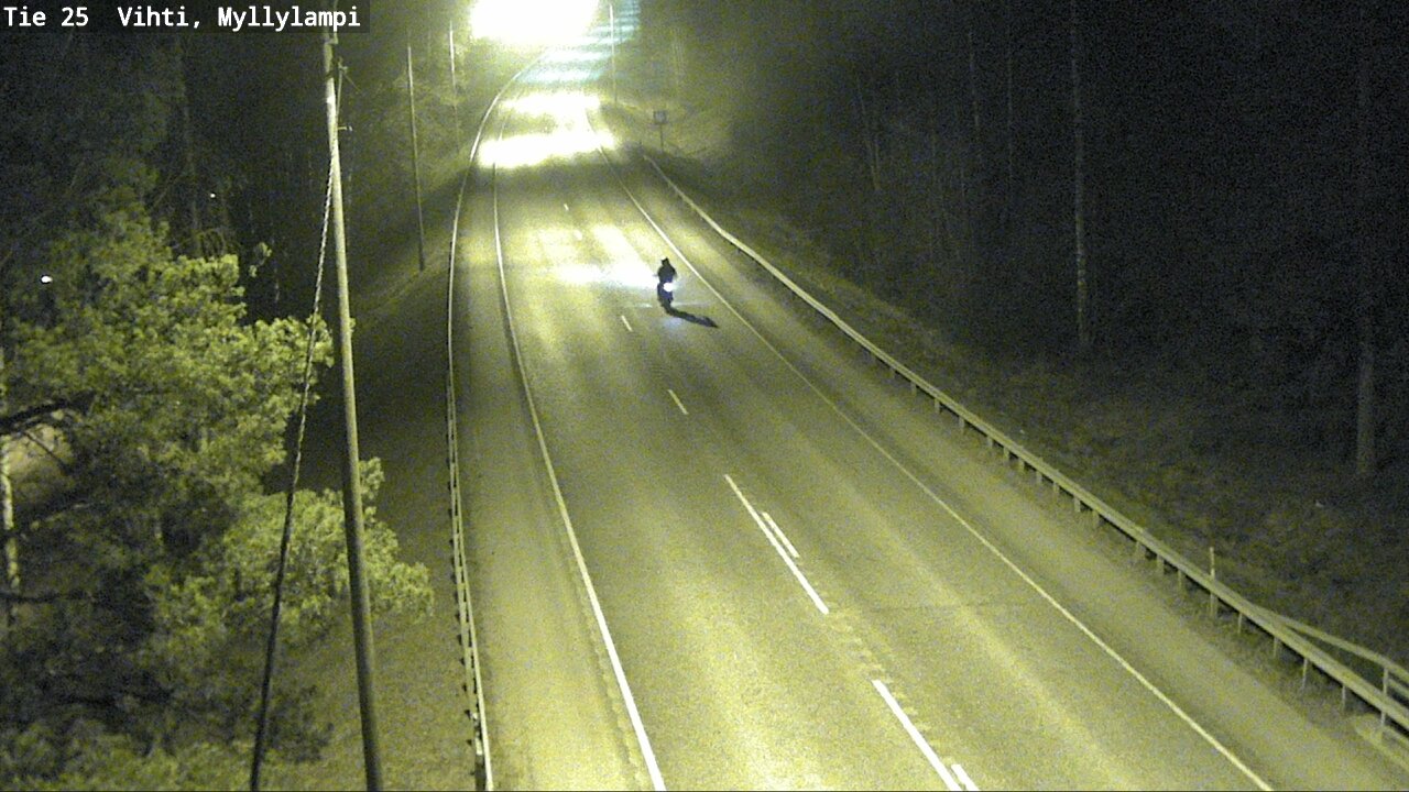 Weather Camera Image Väg 25 Lojo Myllylampi, Lohja, Uusimaa