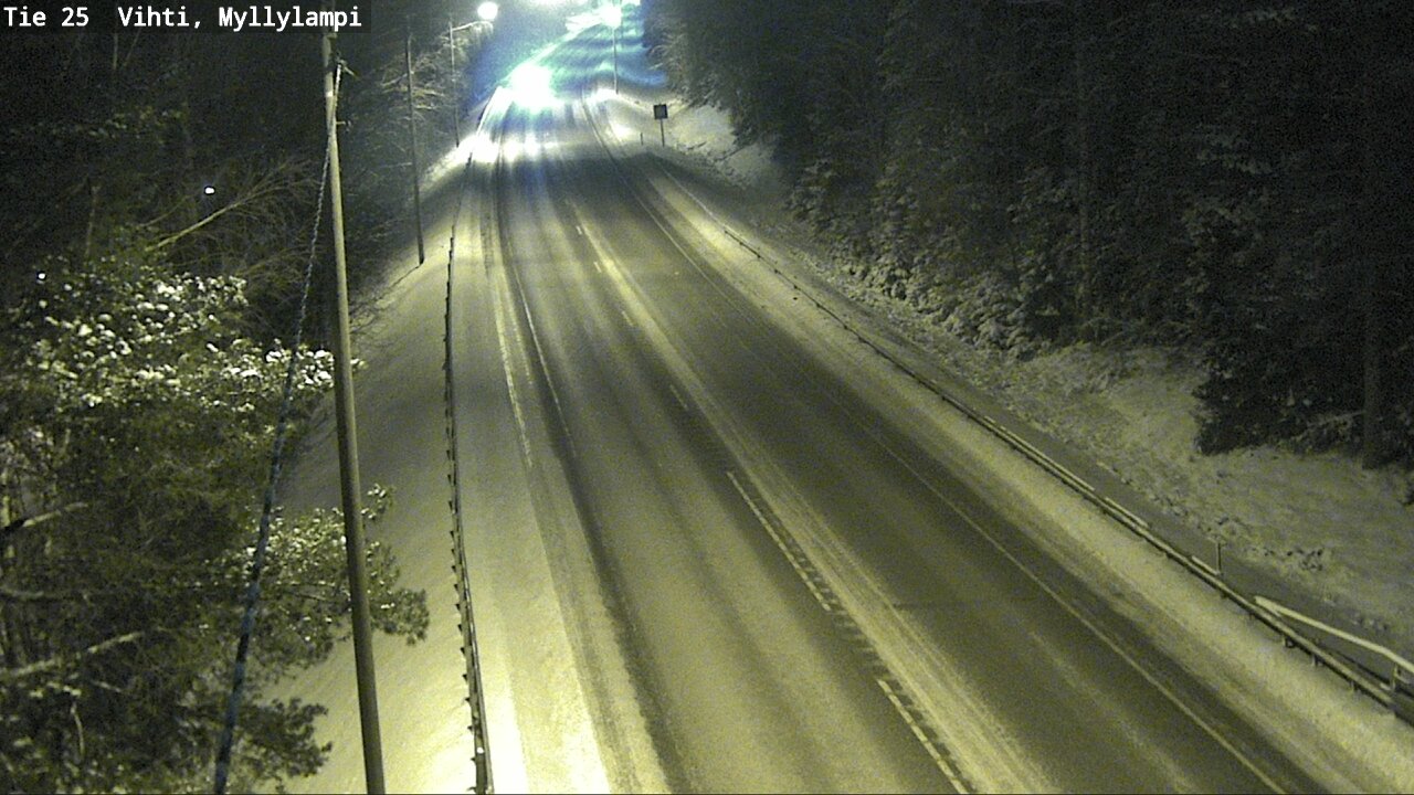 Weather Camera Image Road 25 Lohja Myllylampi, Lohja, Uusimaa
