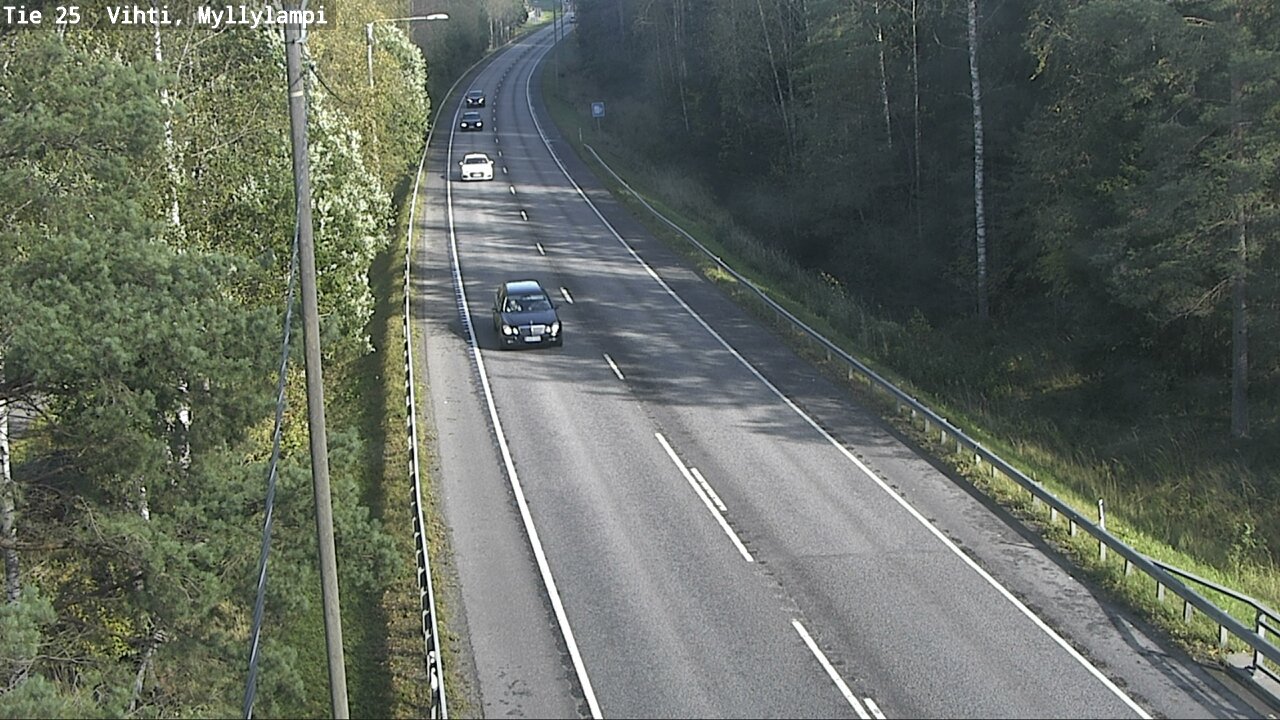 Weather Camera Image Väg 25 Lojo Myllylampi, Lohja, Uusimaa