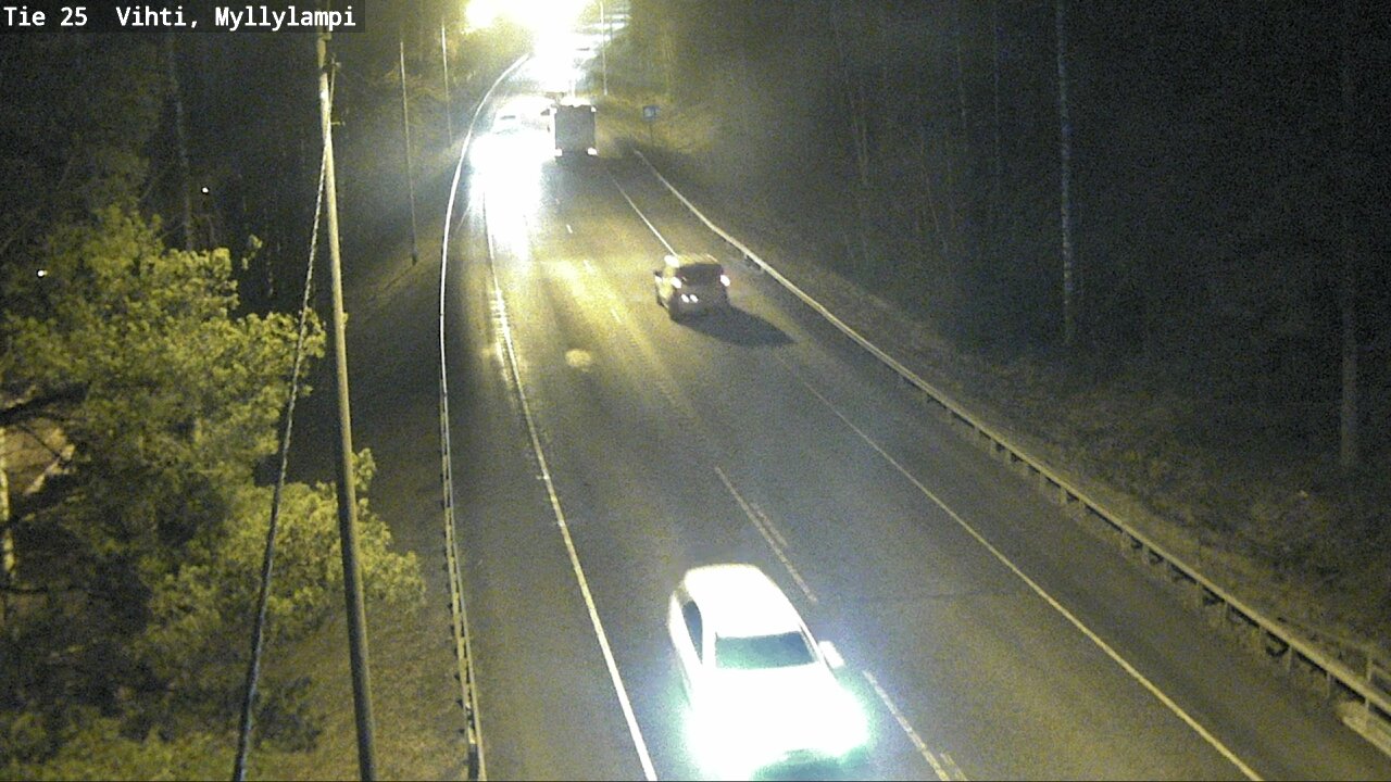 Weather Camera Image Road 25 Lohja Myllylampi, Lohja, Uusimaa