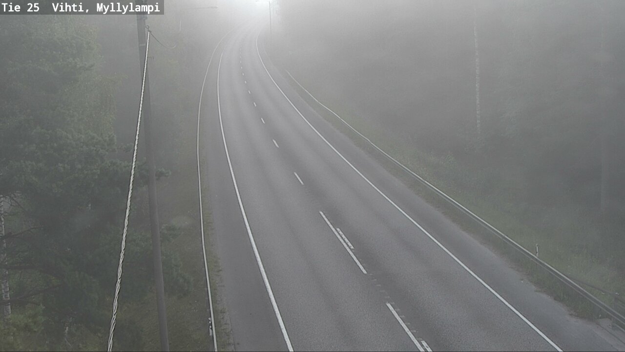 Weather Camera Image Road 25 Lohja Myllylampi, Lohja, Uusimaa