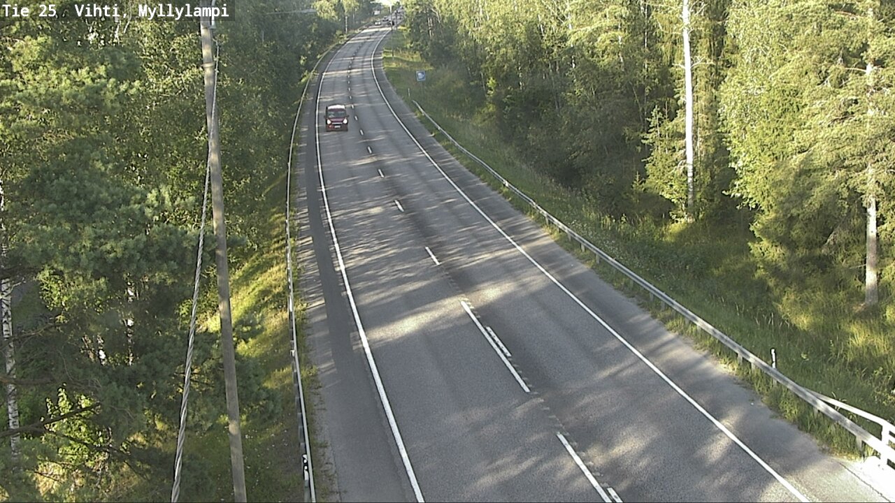 Weather Camera Image Road 25 Lohja Myllylampi, Lohja, Uusimaa