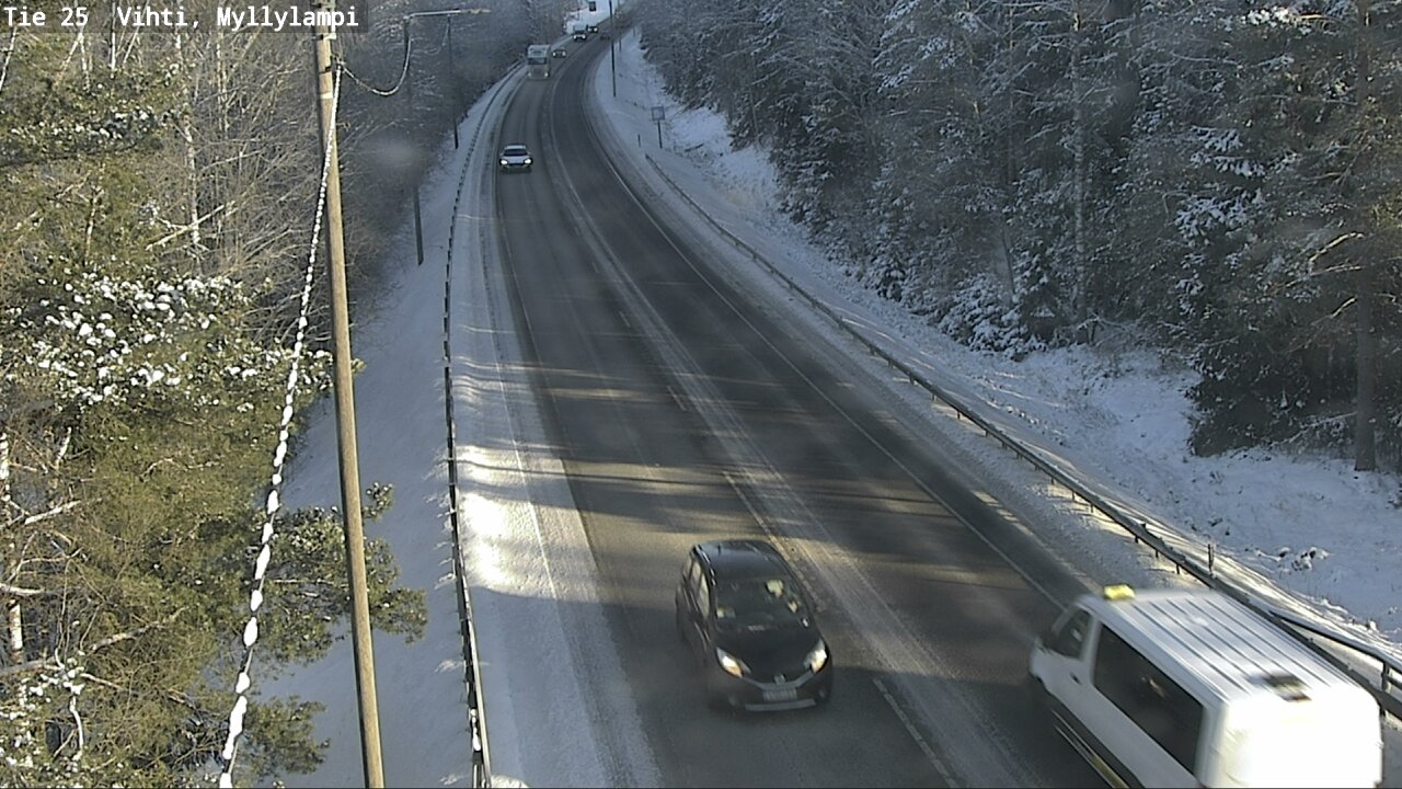 Weather Camera Image Road 25 Lohja Myllylampi, Lohja, Uusimaa