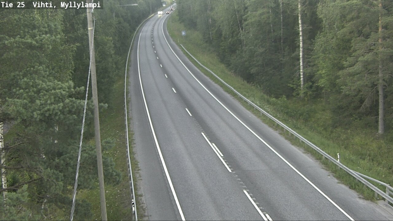 Weather Camera Image Road 25 Lohja Myllylampi, Lohja, Uusimaa