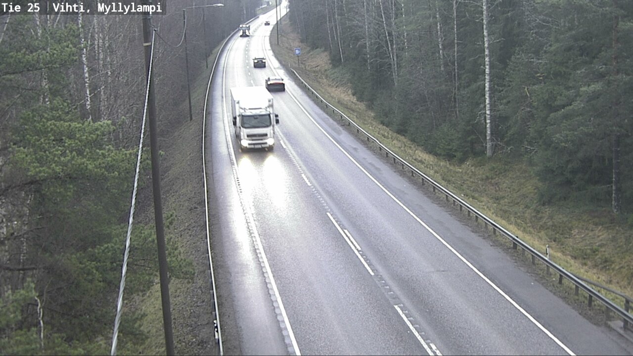 Weather Camera Image Road 25 Lohja Myllylampi, Lohja, Uusimaa