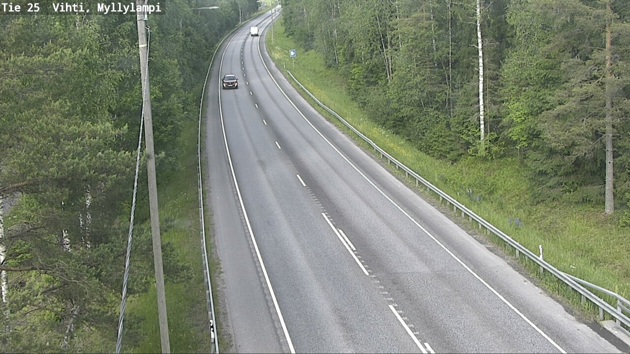 Kelikamerat Kuva Tie 25 Lohja Myllylampi, Lohja, Uusimaa