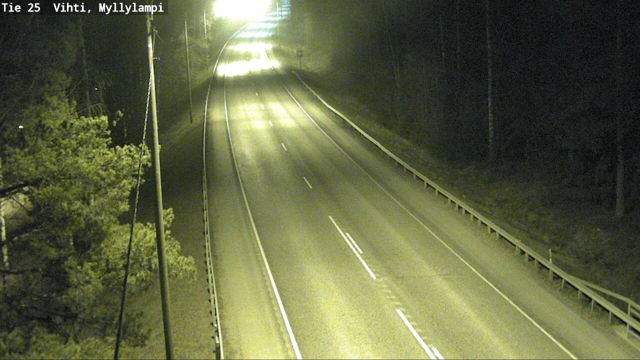 Weather Camera Image Road 25 Lohja Myllylampi, Lohja, Uusimaa