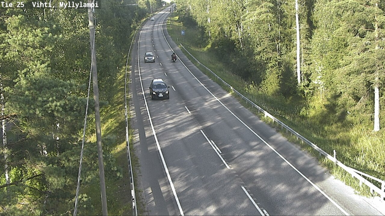 Weather Camera Image Road 25 Lohja Myllylampi, Lohja, Uusimaa