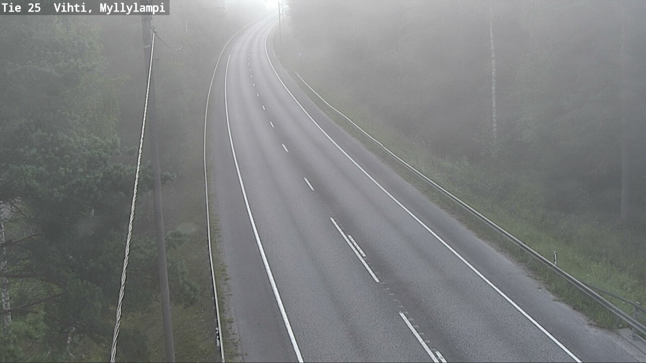 Weather Camera Image Road 25 Lohja Myllylampi, Lohja, Uusimaa