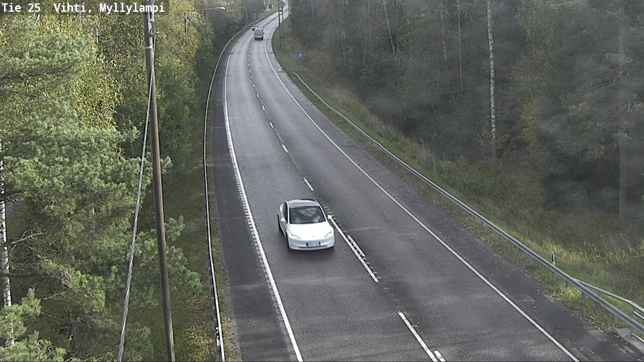 Weather Camera Image Road 25 Lohja Myllylampi, Lohja, Uusimaa
