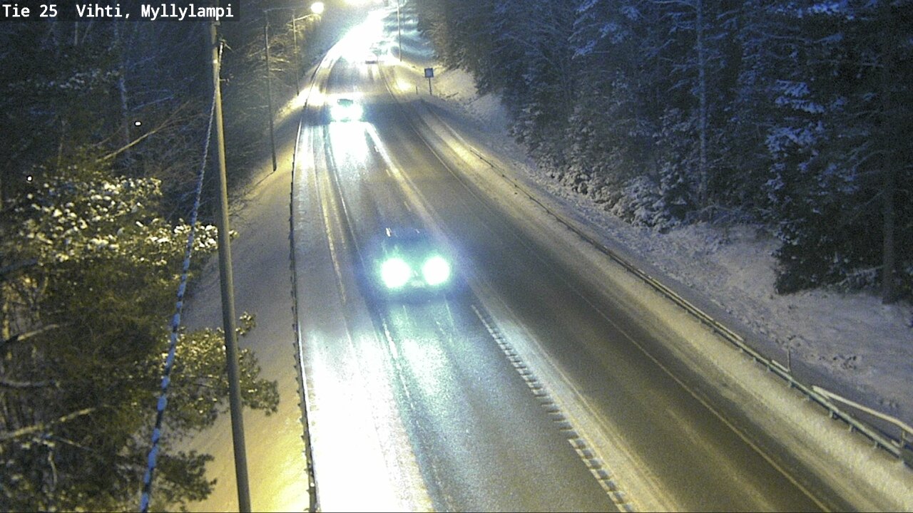 Weather Camera Image Road 25 Lohja Myllylampi, Lohja, Uusimaa