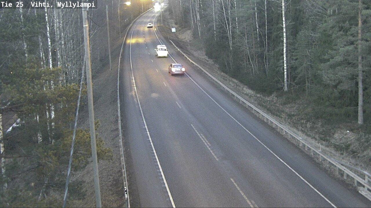 Weather Camera Image Road 25 Lohja Myllylampi, Lohja, Uusimaa