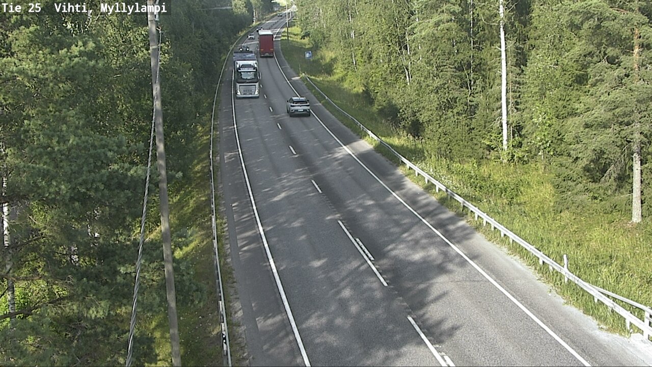 Weather Camera Image Road 25 Lohja Myllylampi, Lohja, Uusimaa