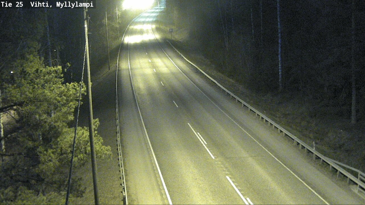 Weather Camera Image Road 25 Lohja Myllylampi, Lohja, Uusimaa