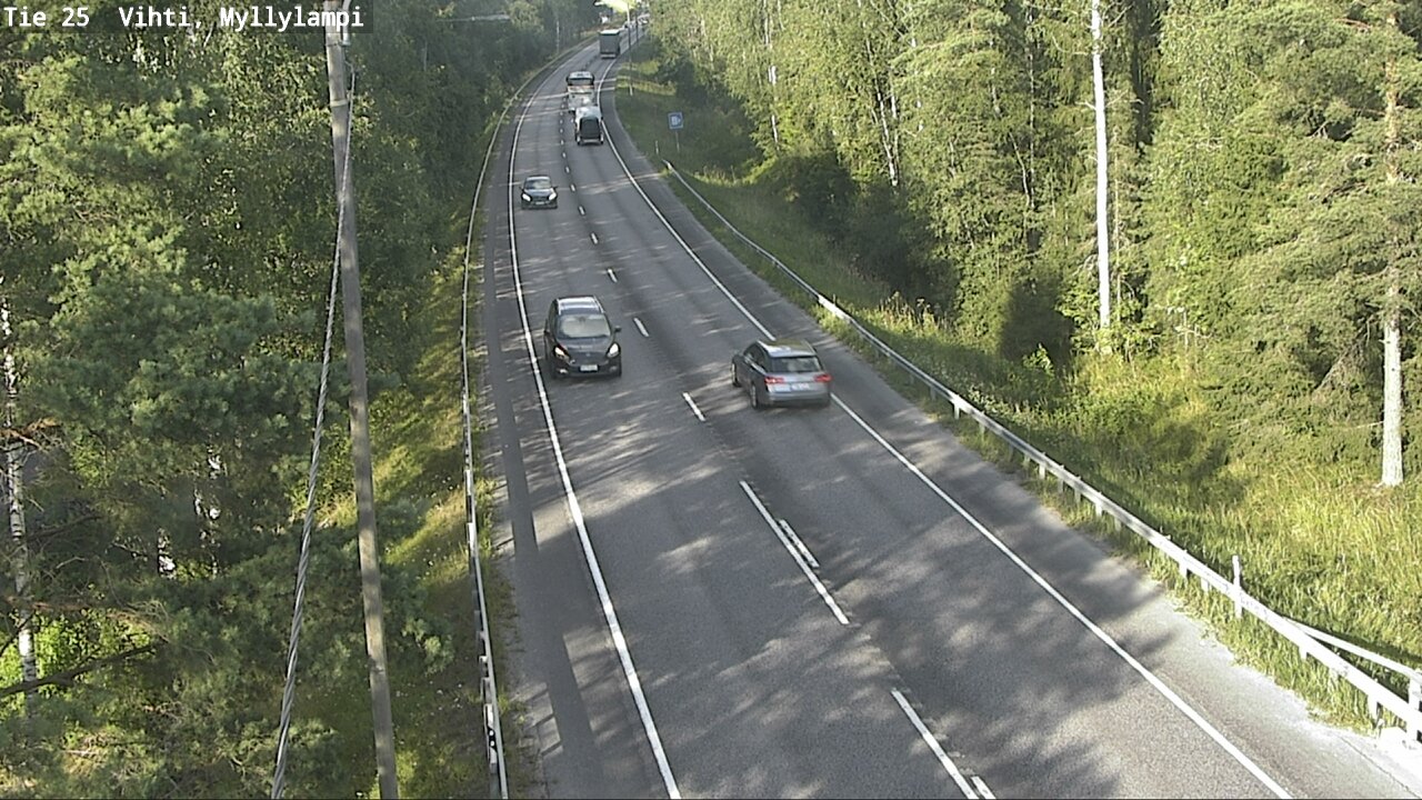 Weather Camera Image Road 25 Lohja Myllylampi, Lohja, Uusimaa