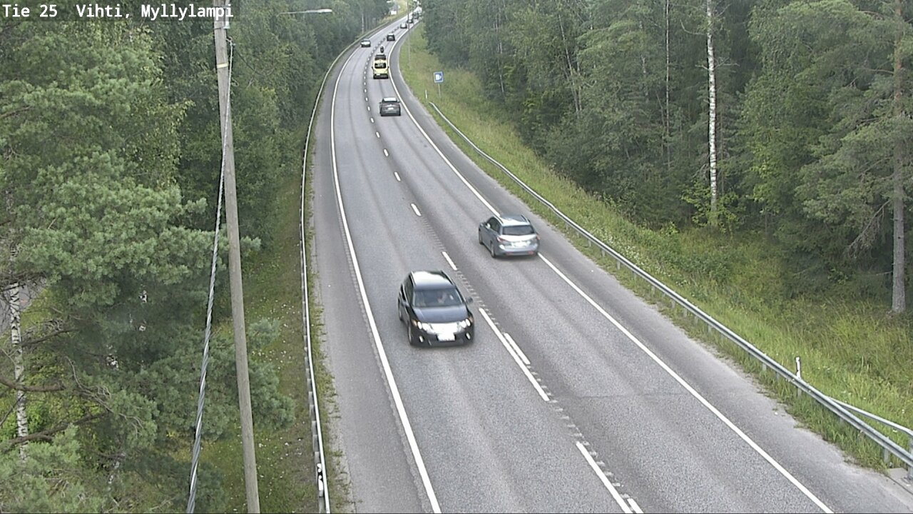 Weather Camera Image Road 25 Lohja Myllylampi, Lohja, Uusimaa
