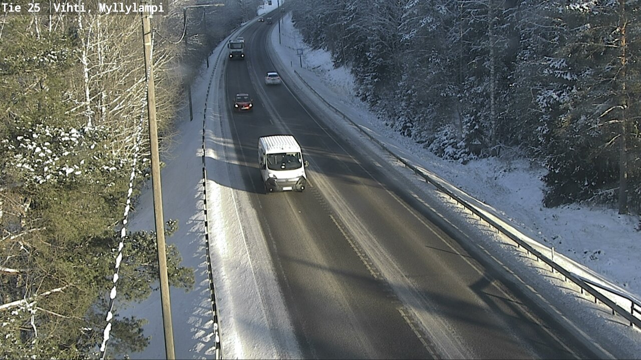 Weather Camera Image Road 25 Lohja Myllylampi, Lohja, Uusimaa