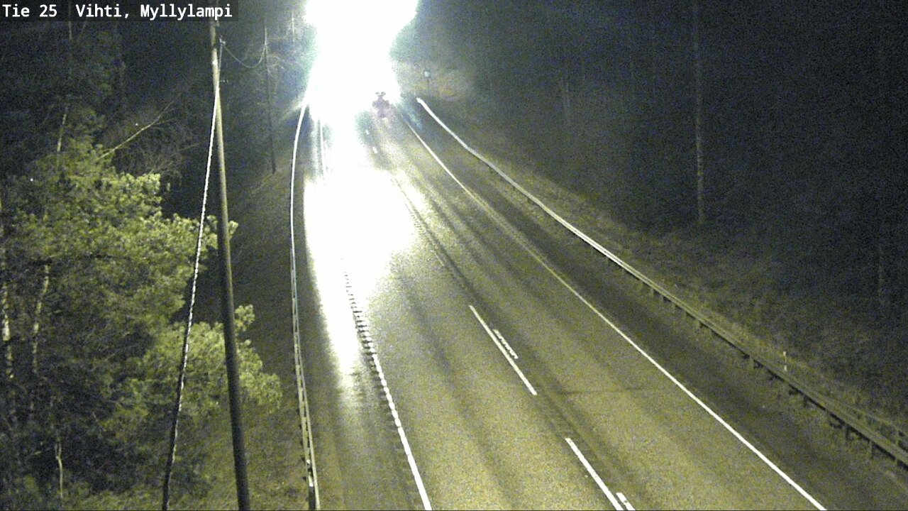 Weather Camera Image Väg 25 Lojo Myllylampi, Lohja, Uusimaa