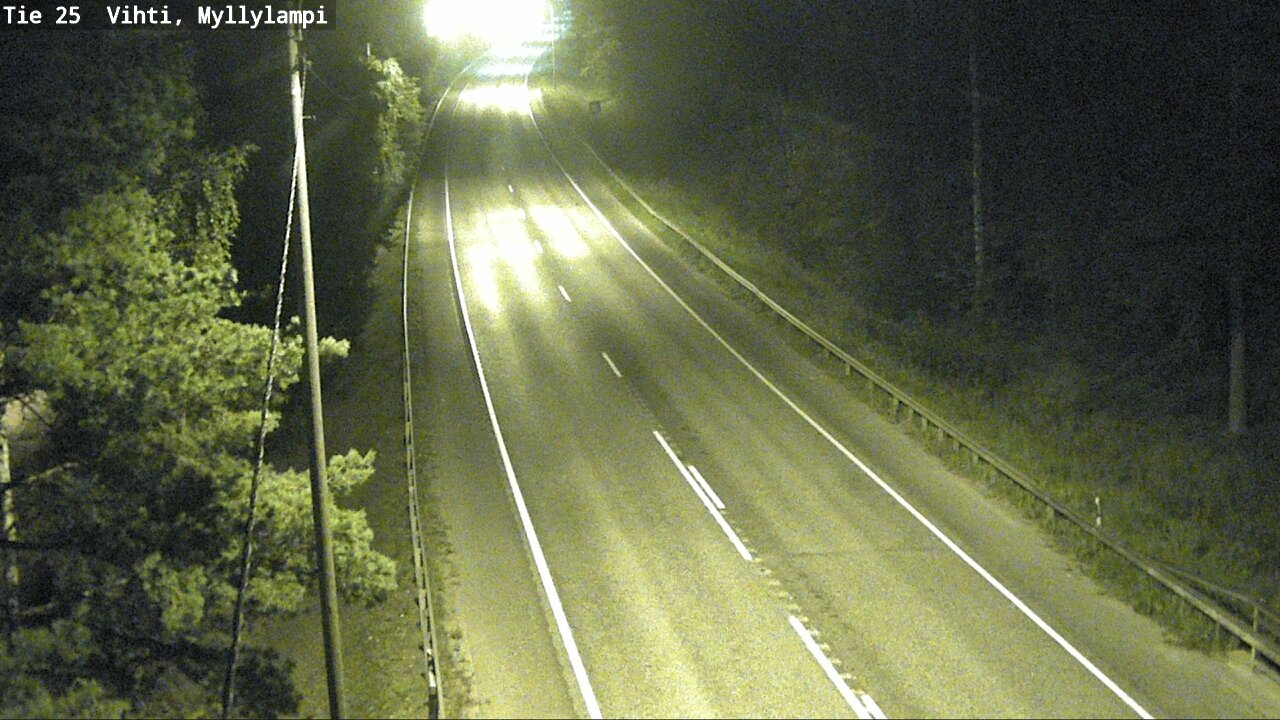 Weather Camera Image Road 25 Lohja Myllylampi, Lohja, Uusimaa