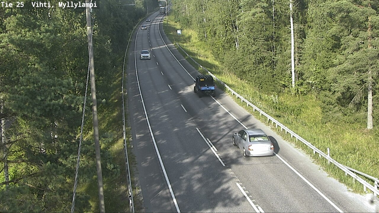 Weather Camera Image Road 25 Lohja Myllylampi, Lohja, Uusimaa