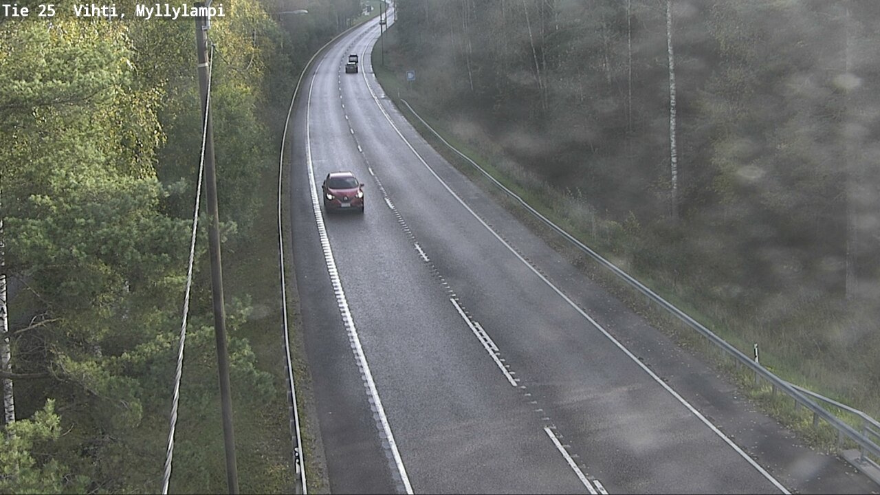 Weather Camera Image Road 25 Lohja Myllylampi, Lohja, Uusimaa