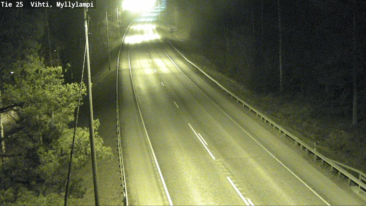 Weather Camera Image Väg 25 Lojo Myllylampi, Lohja, Uusimaa