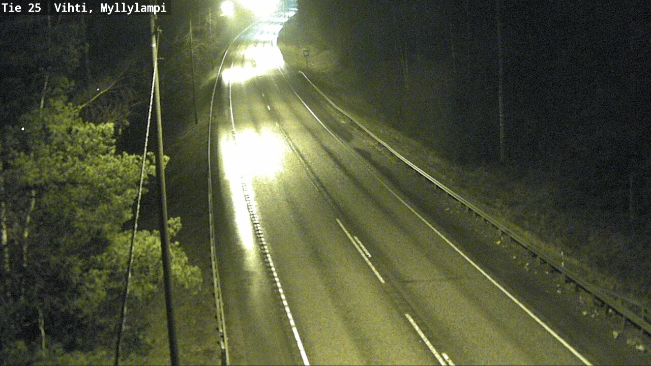Weather Camera Image Väg 25 Lojo Myllylampi, Lohja, Uusimaa