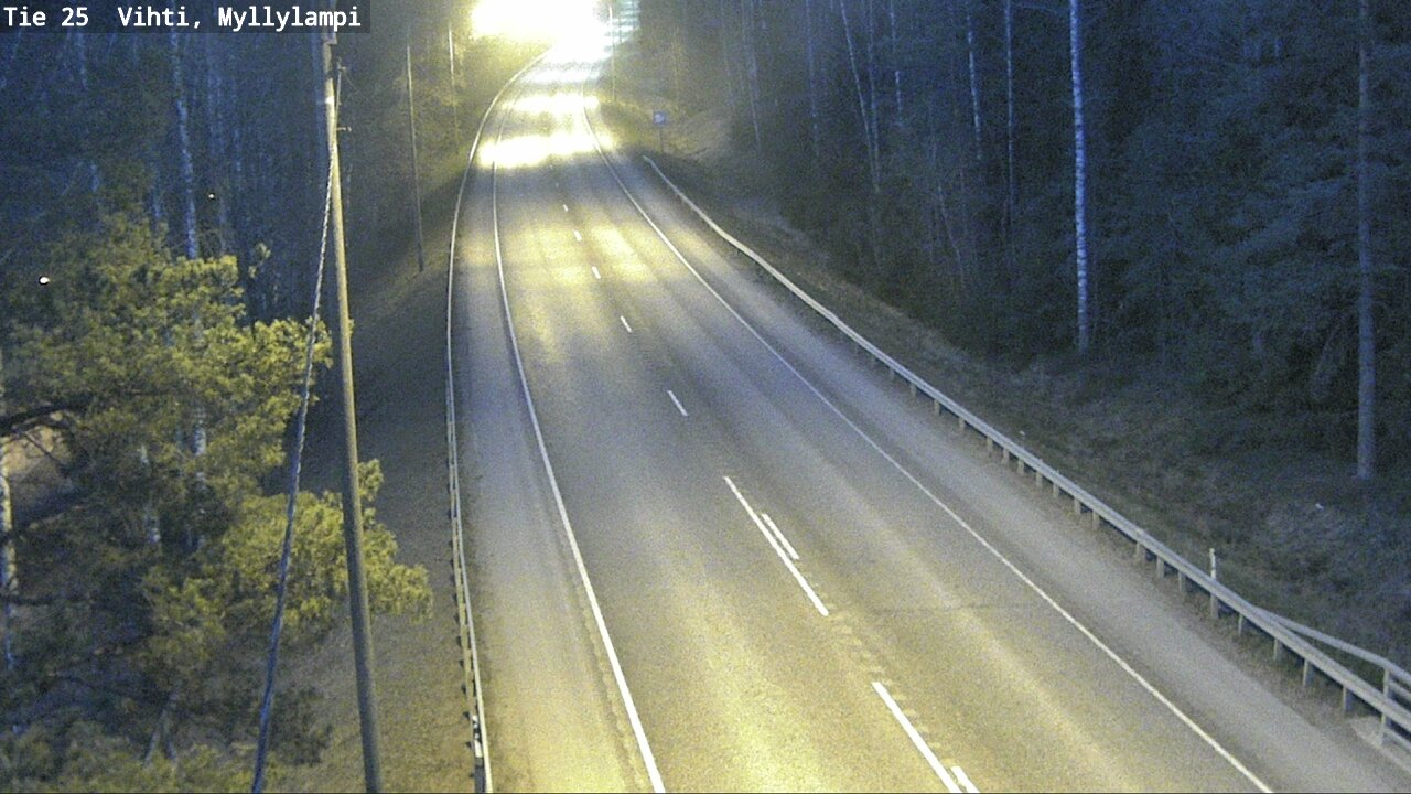 Weather Camera Image Road 25 Lohja Myllylampi, Lohja, Uusimaa